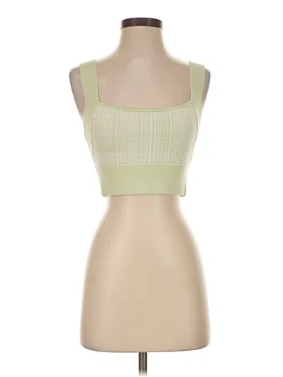 Pre-owned C/meo Collective Tube Top Green Square Neckline Tops