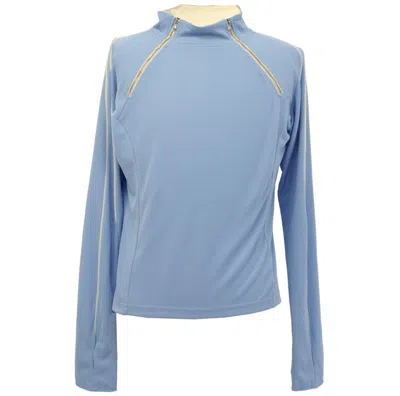 Pre-owned Cmmawear Blue Dual Zip Longsleeve