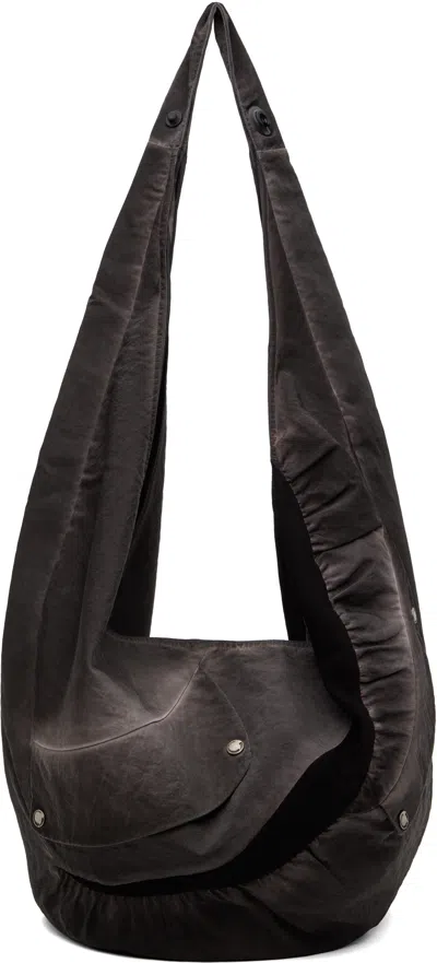 Cmmawear Ssense Exclusive Brown Garment Dyed Slouch Tote