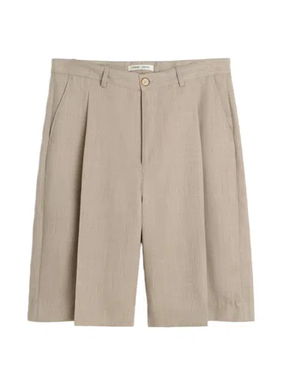 Cmmn Swdn Ara Pleated Shorts In Brown