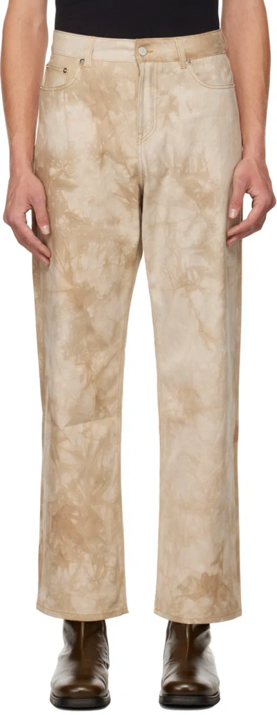 Cmmn Swdn Die-dye Wide Leg Trousers In Tie Dye