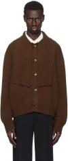 CMMN SWDN BROWN SETH CARDIGAN