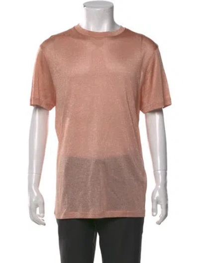 Pre-owned Cmmn Swdn Crew Neck Short Sleeve T-shirt In Pink