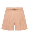 Cmmn Swdn Marshall Pleated Belted Shorts