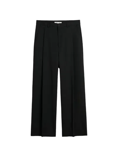 Cmmn Swdn Midas Pleated Trousers In Black