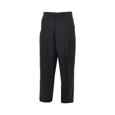 Cmmn Swdn 'midas' Wool Twill Pants In Black