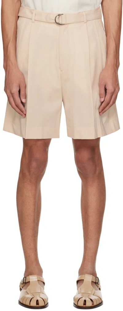 Cmmn Swdn Off-white Marshall Shorts In Cream
