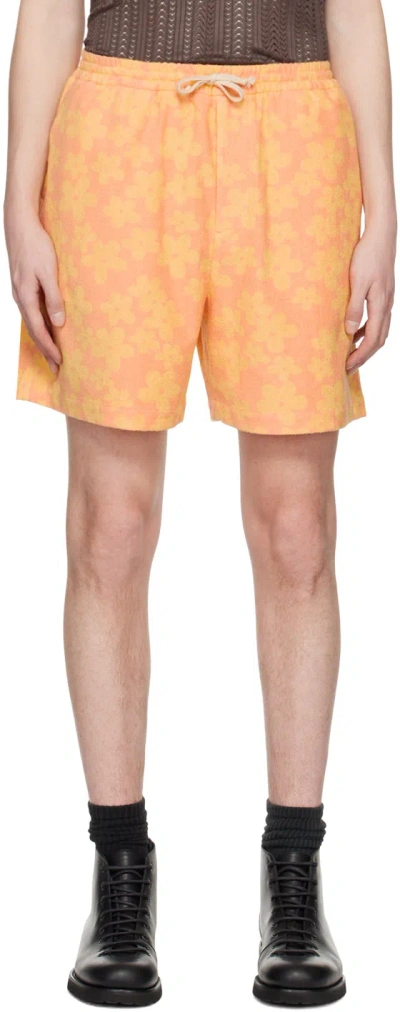 Cmmn Swdn Pink Enzo Shorts In Pink Floral