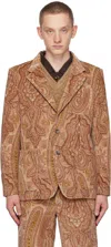 Cmmn Swdn Pink Floyd Blazer In Pink Paisley