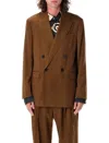 Cmmn Swdn Brown Double Breasted Blazer