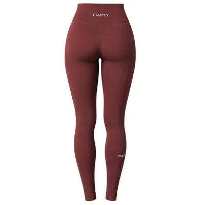 Cmmttd Women's Brown Seamless Sculpt Legging - Chestnut