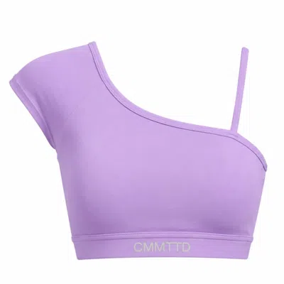 Cmmttd Women's Purple Nude Enhance Bra - Lilac