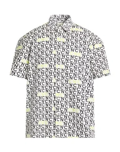 C'n'c' Costume National Man Shirt White Size 44 Cotton In Multi