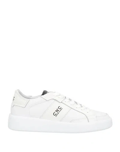 C'n'c' Costume National Man Sneakers Off White Size 11 Soft Leather