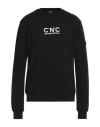 C'n'c' Costume National Man Sweatshirt Black Size L Cotton