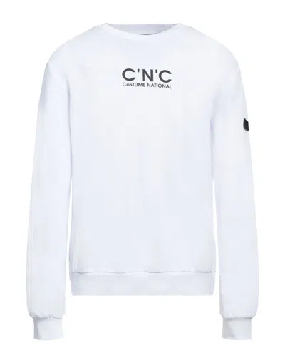 C'n'c' Costume National Man Sweatshirt White Size Xxl Cotton