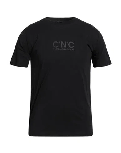 C'n'c' Costume National Man T-shirt Black Size Xxl Cotton