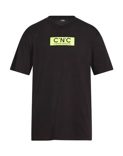 C'n'c' Costume National Man T-shirt Black Size Xxl Cotton