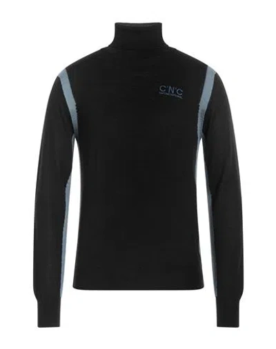 C'n'c' Costume National Man Turtleneck Black Size Xxl Acrylic, Wool
