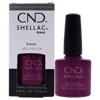 Cnd Shellac Nail Color - Brazen By  For Women - 0.25 oz Nail Polish In Purple