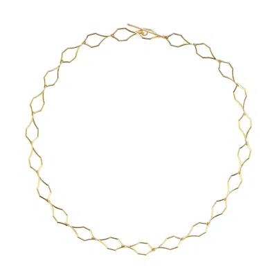C|nd|n By Candan Balto Women's Gold Artdeco Silver Collar Chain