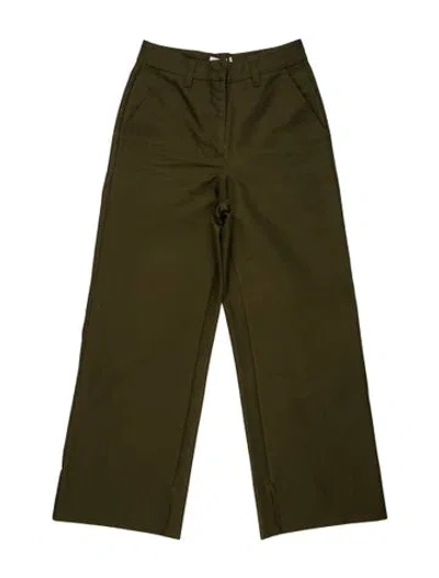 Pre-owned Co 2019 Wide Leg Pants In Green