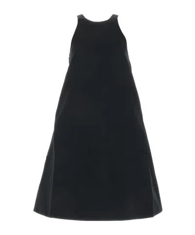 CO A-LINE ROUND-NECK MIDI DRESS