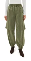 Co Articulated Vented Pants Army Green In Army Green