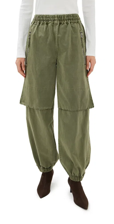 Co Articulated Vented Pants Army Green