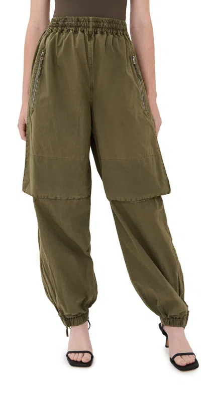 Co Articulated Vented Pants Olive