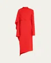 Co Scarf Dress In Red