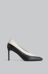 Co Leather Pumps In Black Ivory