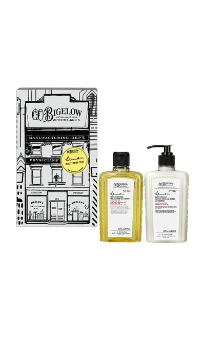 C.o. Bigelow Lemon Body Cleanser & Body Lotion Apothecary Box Set