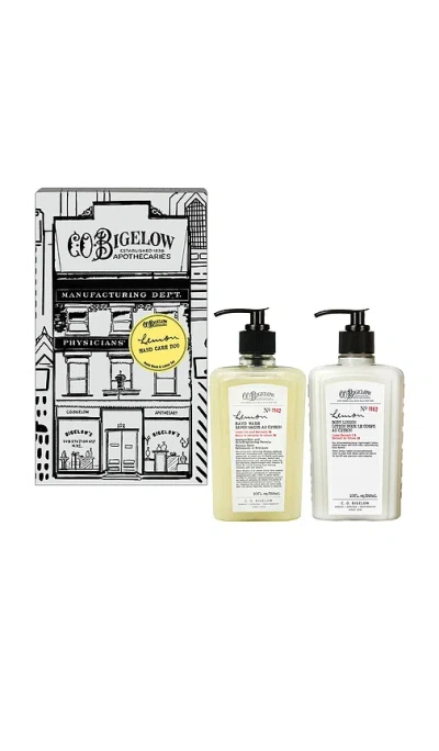C.o. Bigelow Lemon Hand Wash & Body Lotion Apothecary Box Set