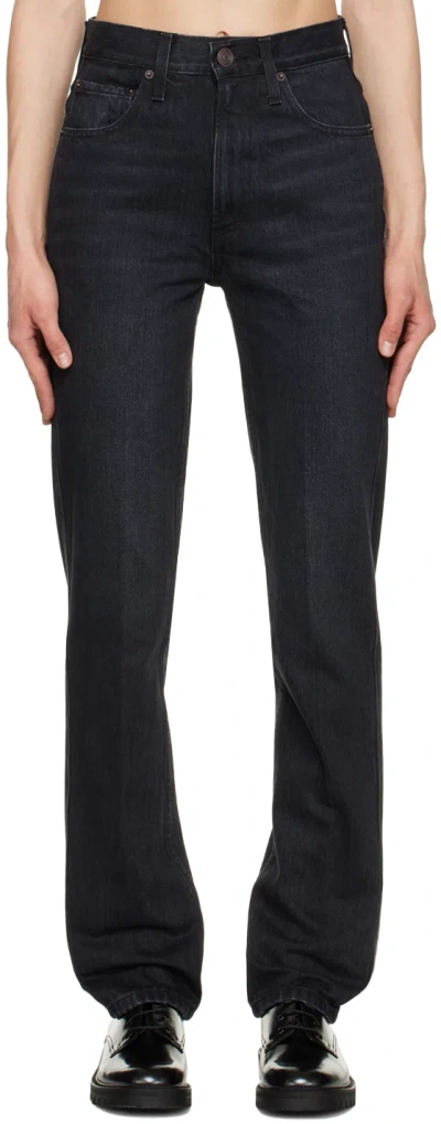 Co Black High Rise Jeans In 011 Washed Black