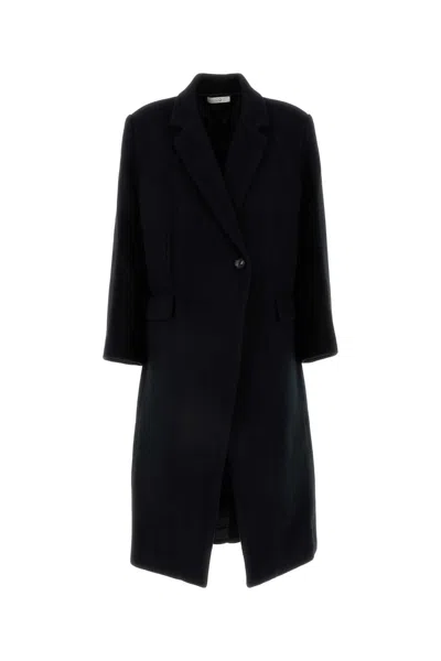CO BLACK WOOL COAT