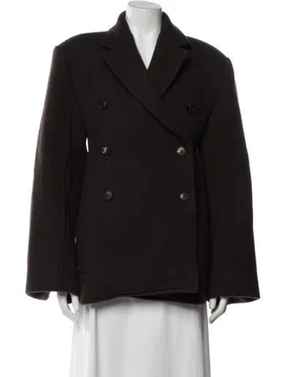 Pre-owned Co Blazer In Brown