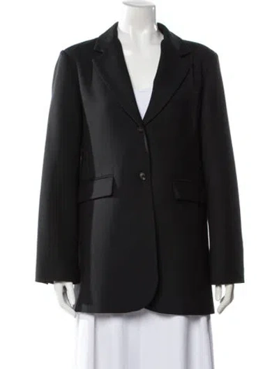 Pre-owned Co Blazer In Gray