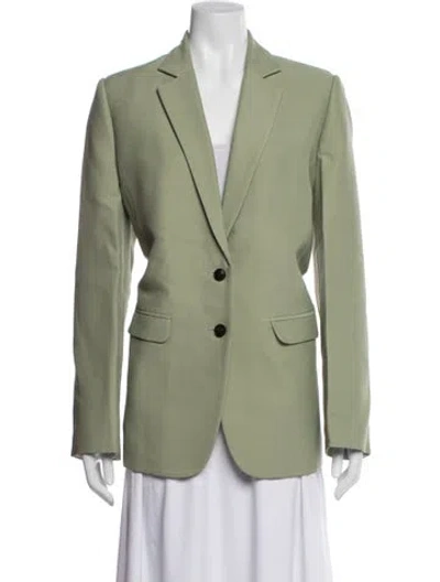 Pre-owned Co Blazer In Green