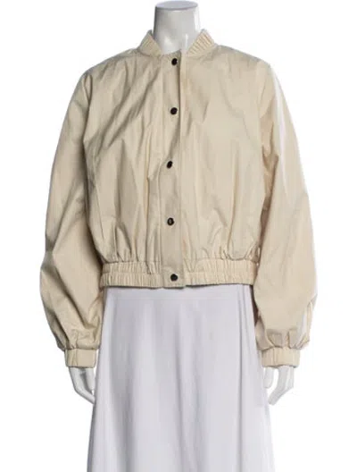 Pre-owned Co Bomber Jacket In Neutrals