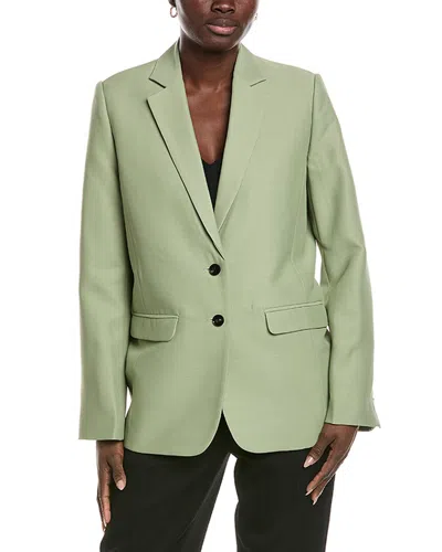 Co Boxy Wool-blend Blazer In Green