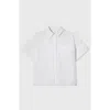 Co Boxy Short Sleeve Shirt In White