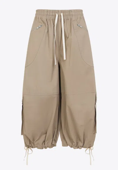 Co Braies Cargo Cropped Pants In Neutral