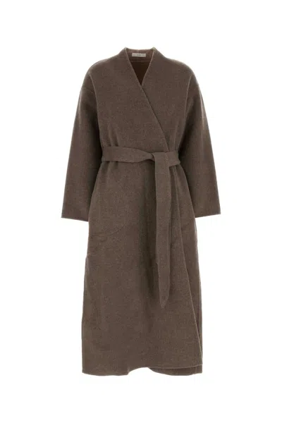 Co Brown Wool Blend Jacket For Women