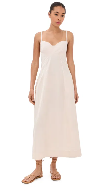 Co Bustier Cut Dress Whisper Pink In Neutral