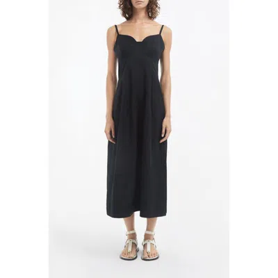 CO BUSTIER MIDI DRESS