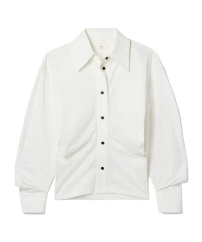 Co Button Shirt In White