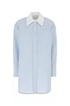 Co Embroidered Poplin Oversize Shirt