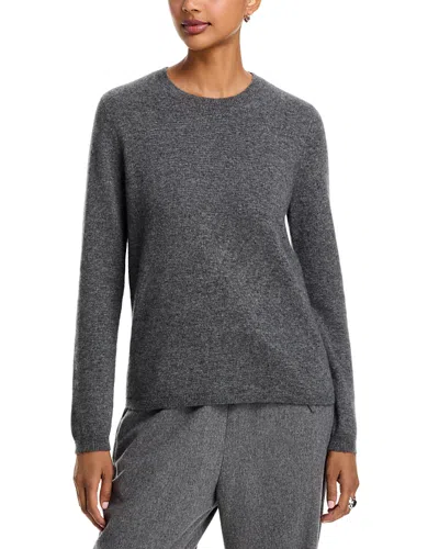 Co Cashmere And Silk Crewneck Sweater In Gray