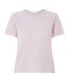 Co Cashmere And Silk-blend T-shirt In Multi